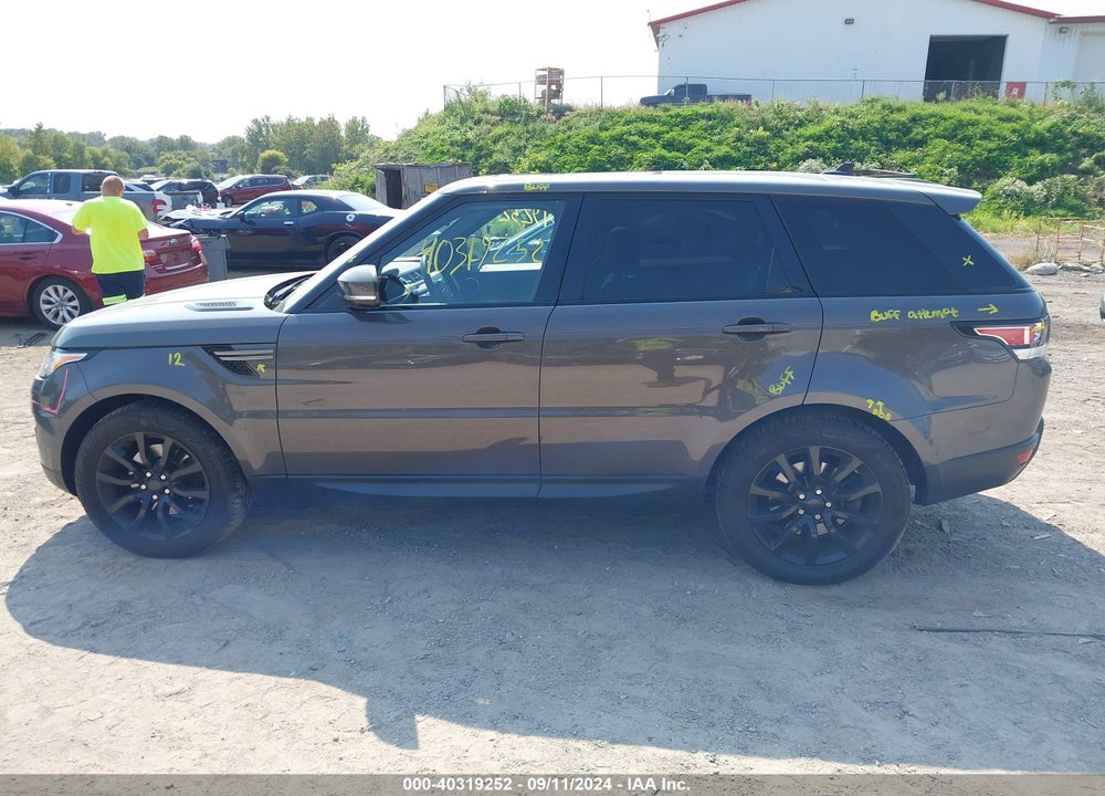 2016 LAND ROVER RANGE ROVER SPORT 3.0L V6 SUPERCHARGED SE VIN: SALWG2PF3GA117998