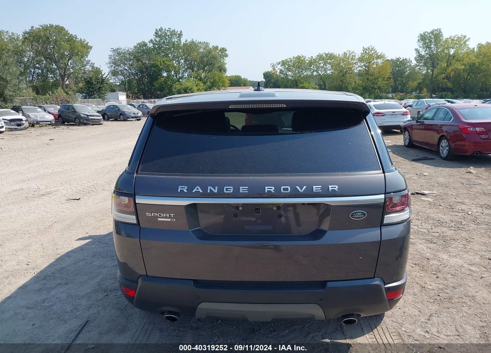 2016 LAND ROVER RANGE ROVER SPORT 3.0L V6 SUPERCHARGED SE VIN: SALWG2PF3GA117998
