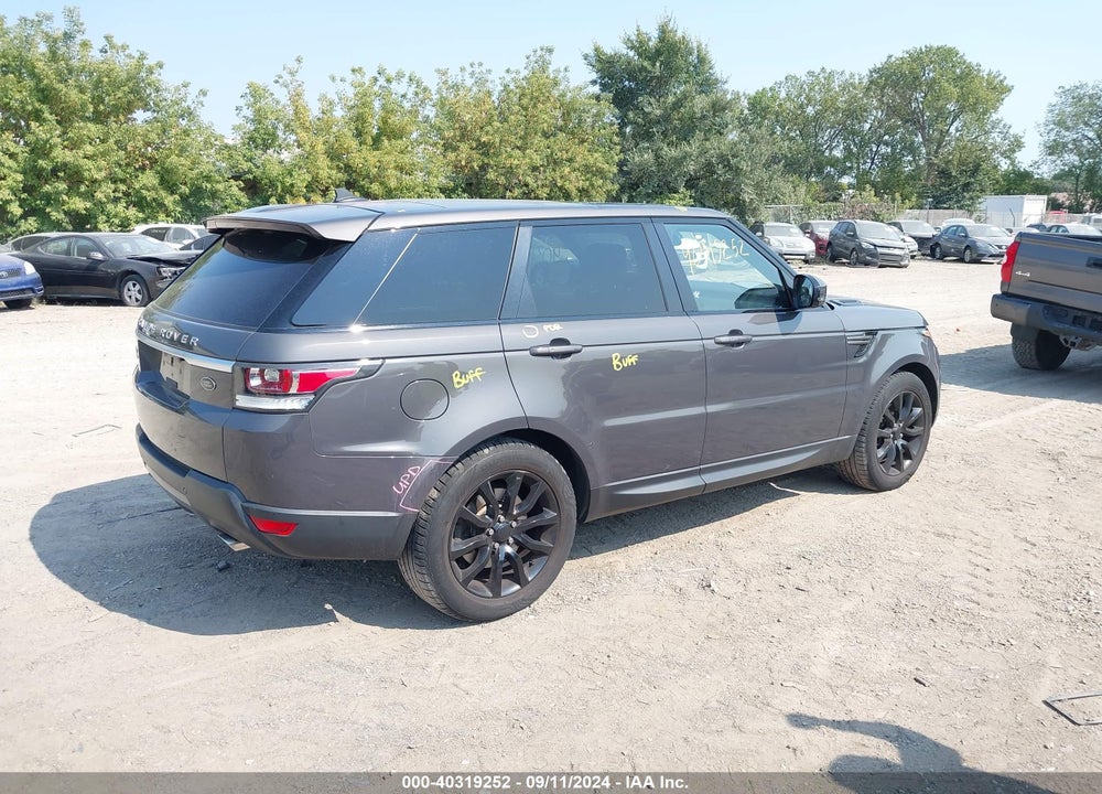 2016 LAND ROVER RANGE ROVER SPORT 3.0L V6 SUPERCHARGED SE VIN: SALWG2PF3GA117998