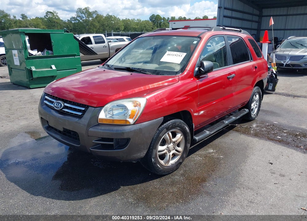 2008 KIA SPORTAGE LX V6 VIN: KNDJF723787497599