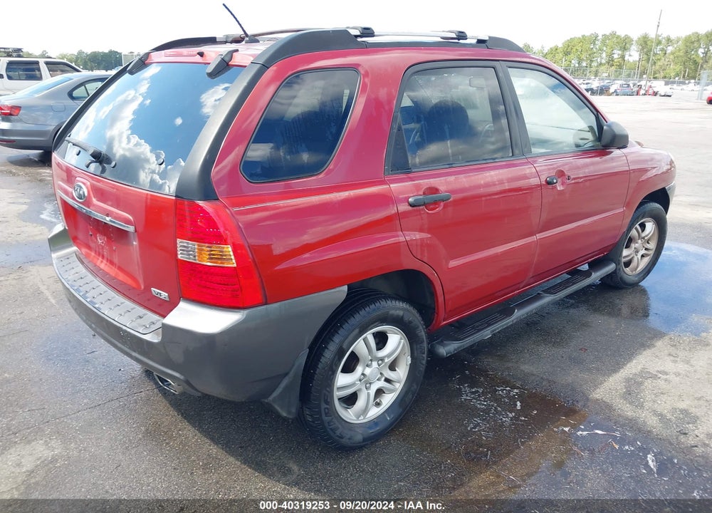 2008 KIA SPORTAGE LX V6 VIN: KNDJF723787497599