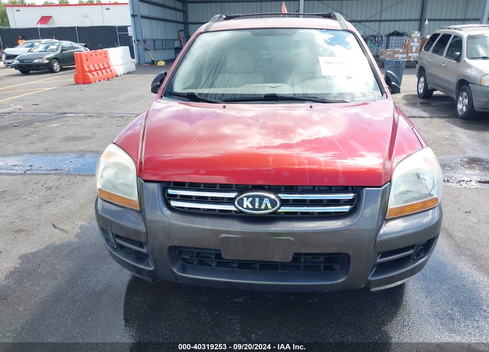 2008 KIA SPORTAGE LX V6 VIN: KNDJF723787497599