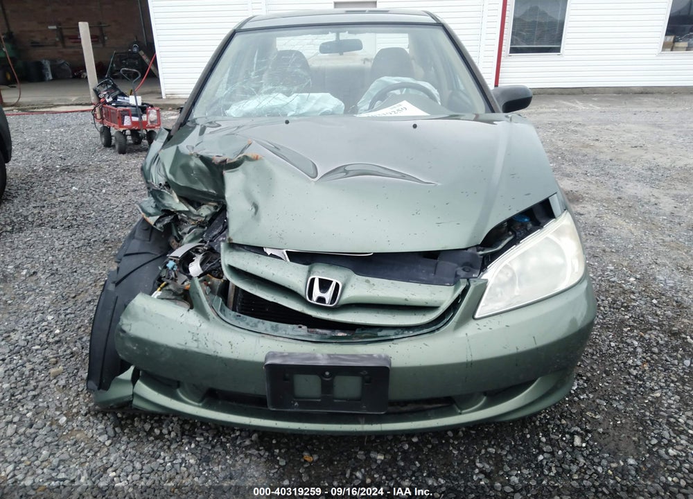 2004 HONDA CIVIC VIN: 1HGES16594L016101