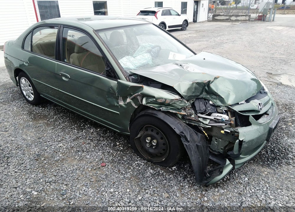 2004 HONDA CIVIC VIN: 1HGES16594L016101