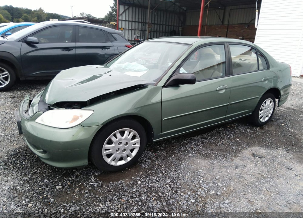 2004 HONDA CIVIC VIN: 1HGES16594L016101