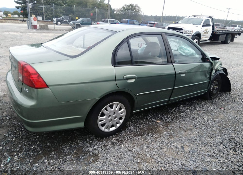 2004 HONDA CIVIC VIN: 1HGES16594L016101