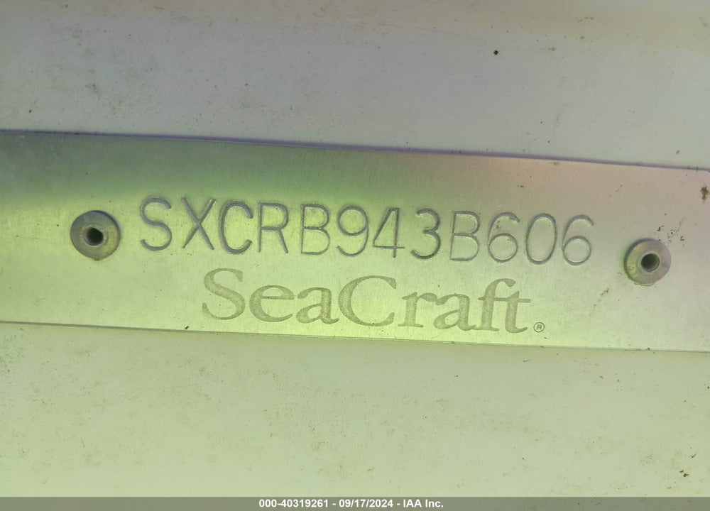 2006 SEA CRAFT OTHER VIN: SXCRB943B606