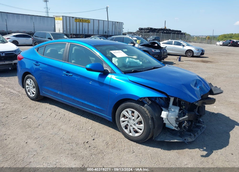 2018 HYUNDAI ELANTRA SE VIN: 5NPD74LF9JH329708