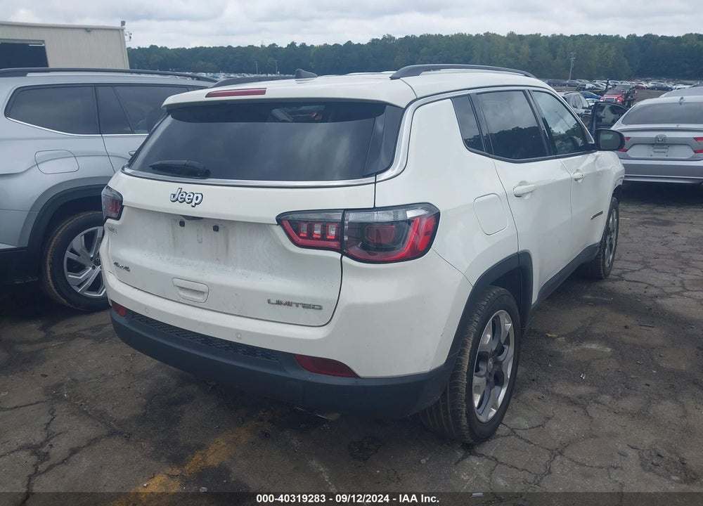 2021 JEEP COMPASS LIMITED 4X4 VIN: 3C4NJDCB7MT527775
