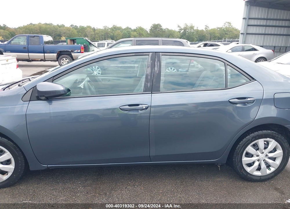 2015 TOYOTA COROLLA LE VIN: 2T1BURHE4FC324519