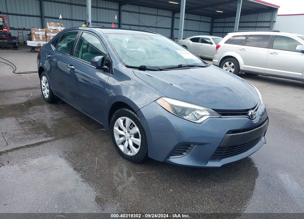 2015 TOYOTA COROLLA LE VIN: 2T1BURHE4FC324519