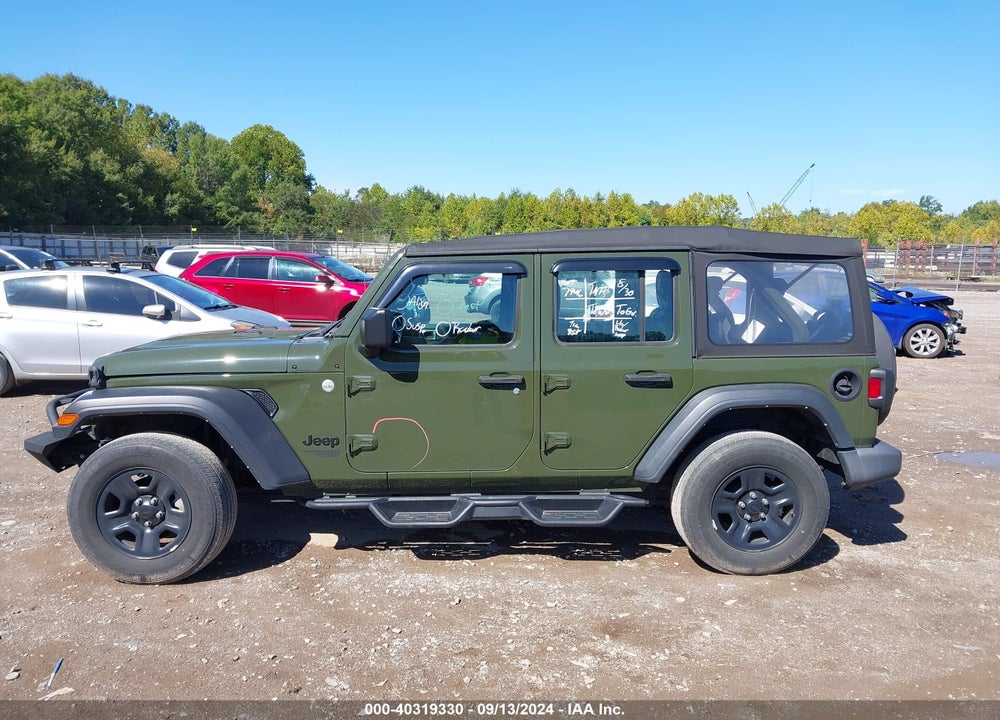 2021 JEEP WRANGLER UNLIMITED SPORT 4X4 VIN: 1C4HJXDN4MW807946