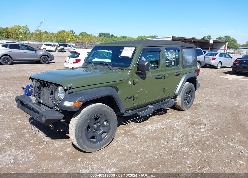2021 JEEP WRANGLER UNLIMITED SPORT 4X4 VIN: 1C4HJXDN4MW807946