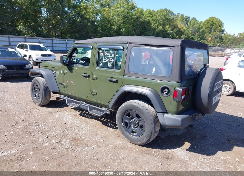 2021 JEEP WRANGLER UNLIMITED SPORT 4X4 VIN: 1C4HJXDN4MW807946