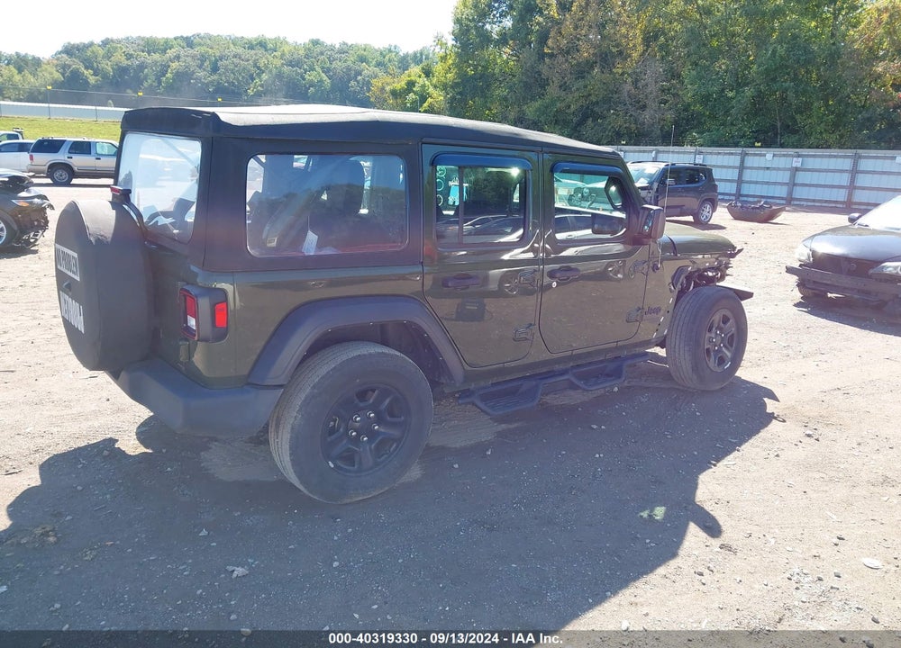 2021 JEEP WRANGLER UNLIMITED SPORT 4X4 VIN: 1C4HJXDN4MW807946