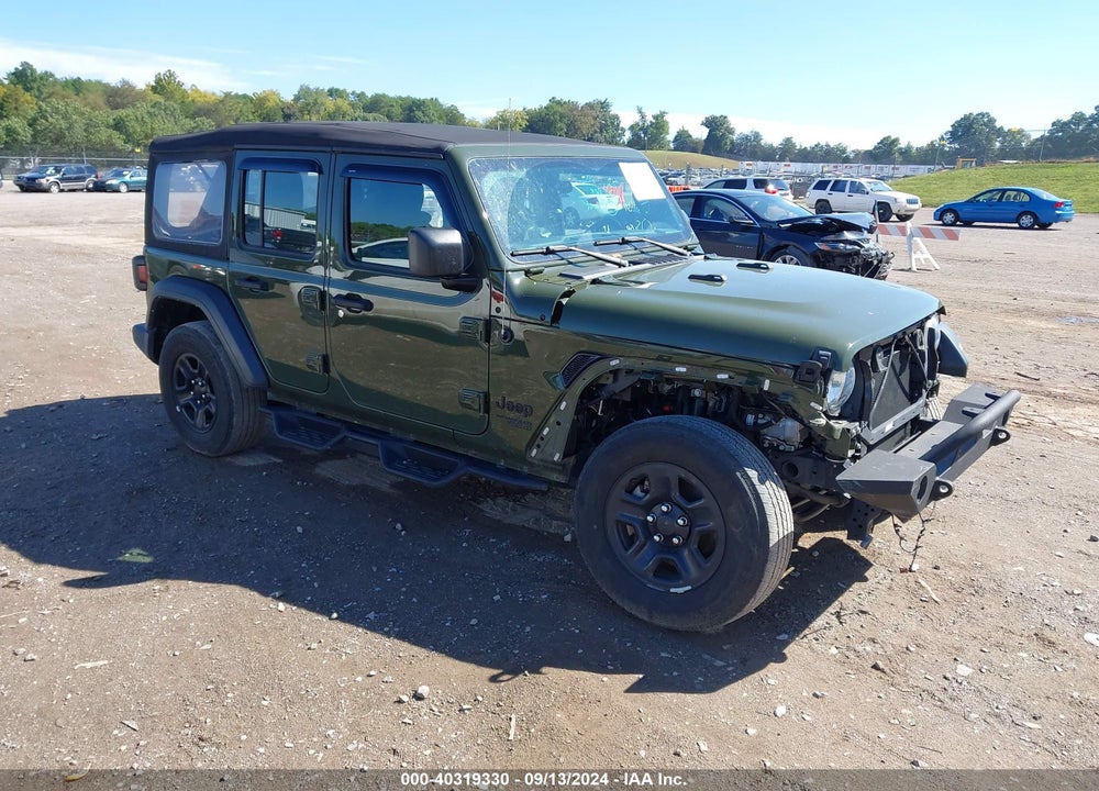 2021 JEEP WRANGLER UNLIMITED SPORT 4X4 VIN: 1C4HJXDN4MW807946