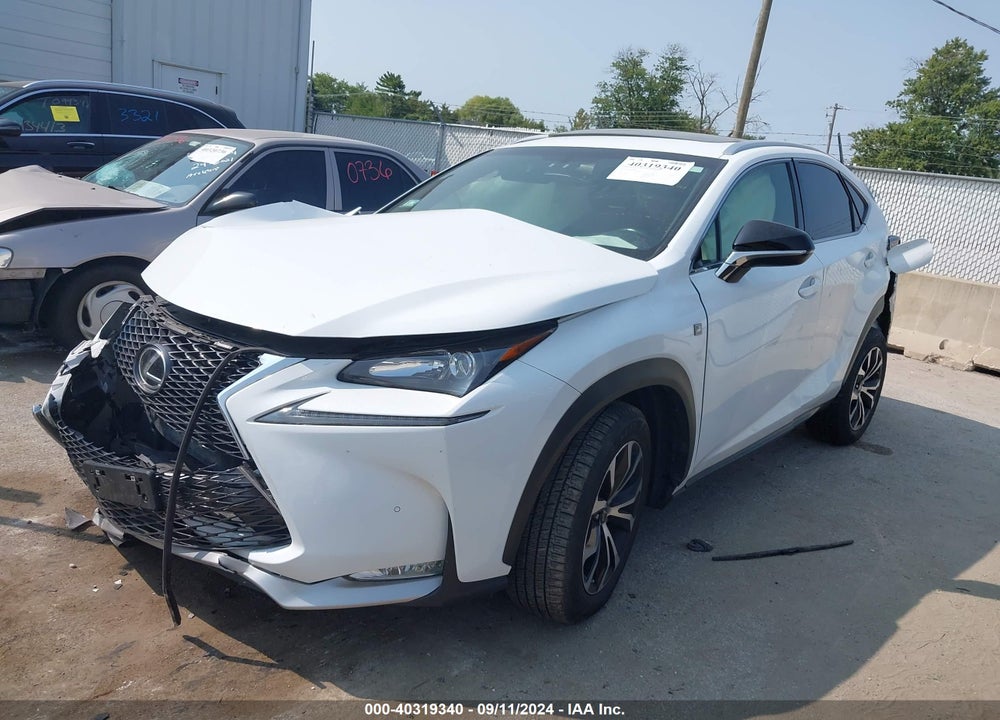 2017 LEXUS NX 200T F SPORT VIN: JTJBARBZ8H2116842
