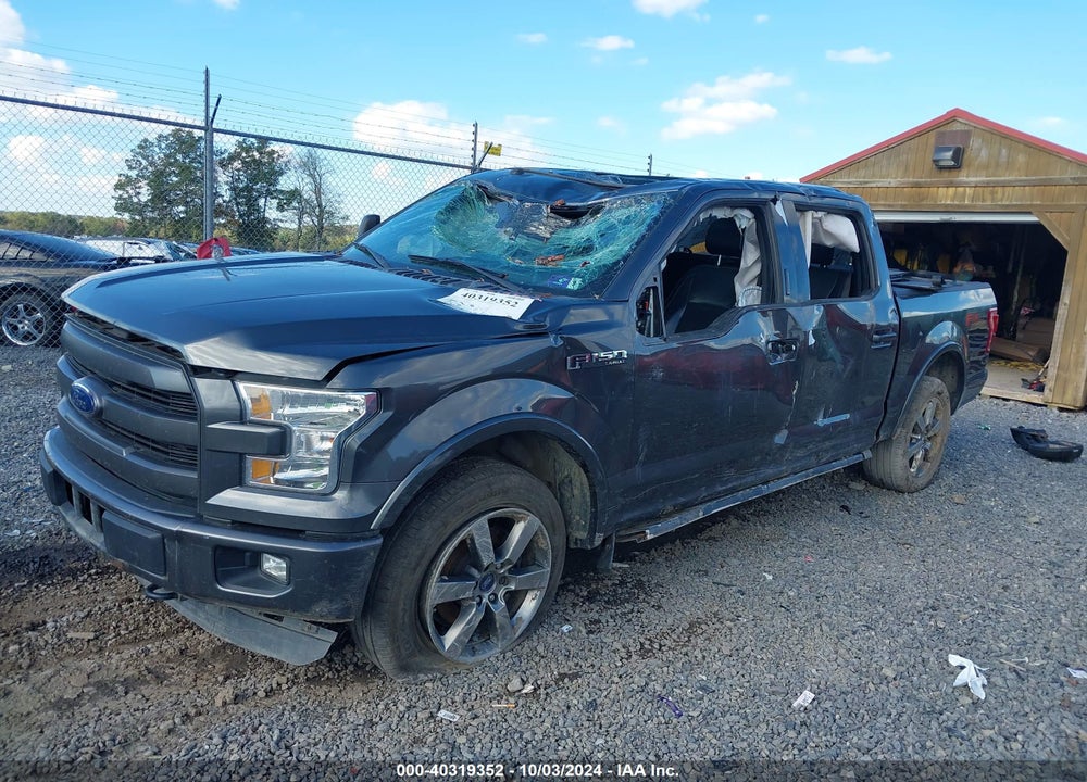 2016 FORD F-150 LARIAT VIN: 1FTEW1EF7GFB47995