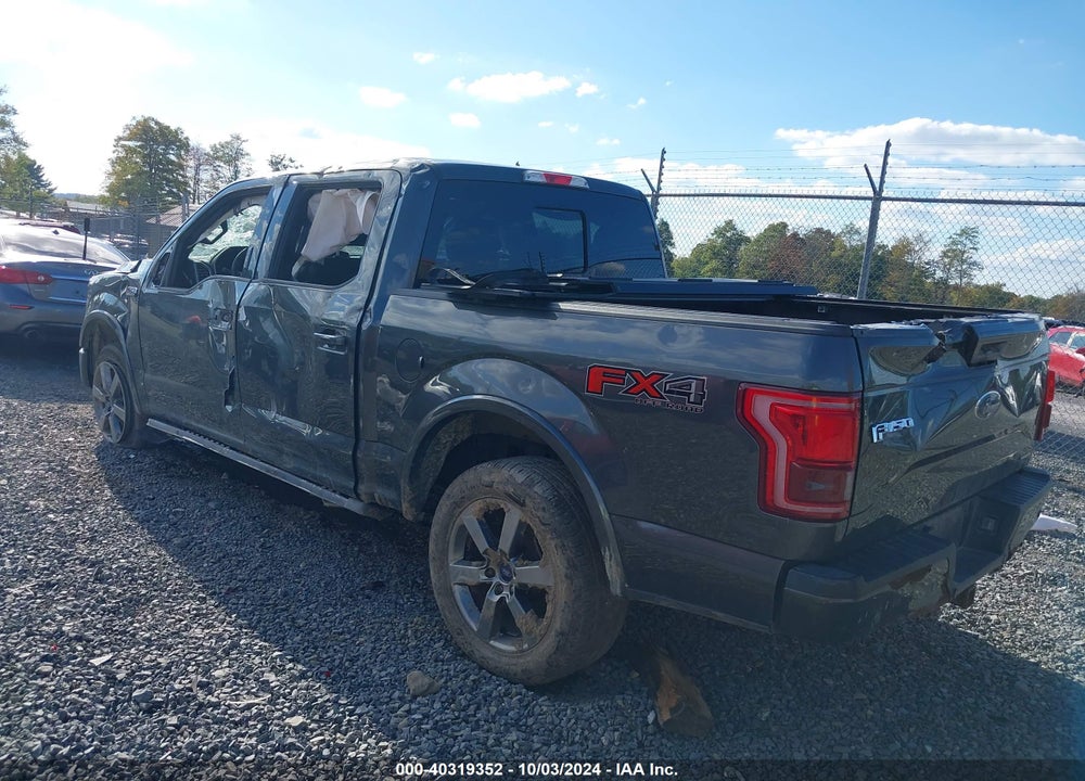 2016 FORD F-150 LARIAT VIN: 1FTEW1EF7GFB47995