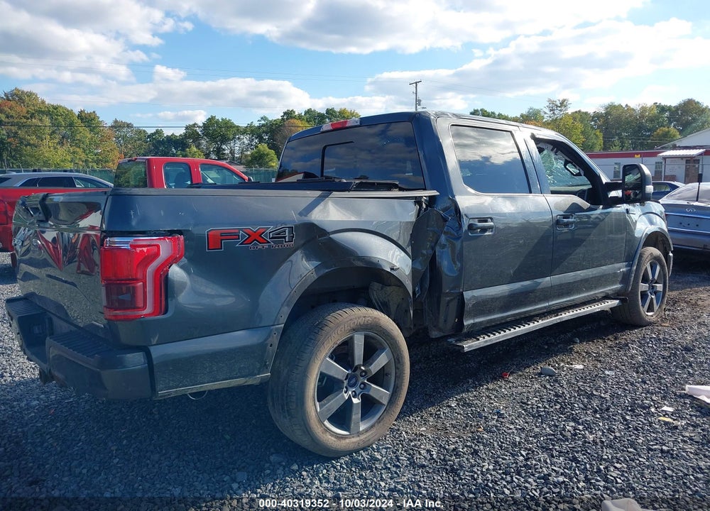 2016 FORD F-150 LARIAT VIN: 1FTEW1EF7GFB47995
