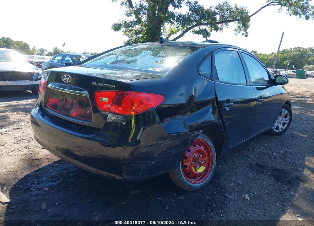 2010 HYUNDAI ELANTRA GLS VIN: KMHDU4AD1AU127909