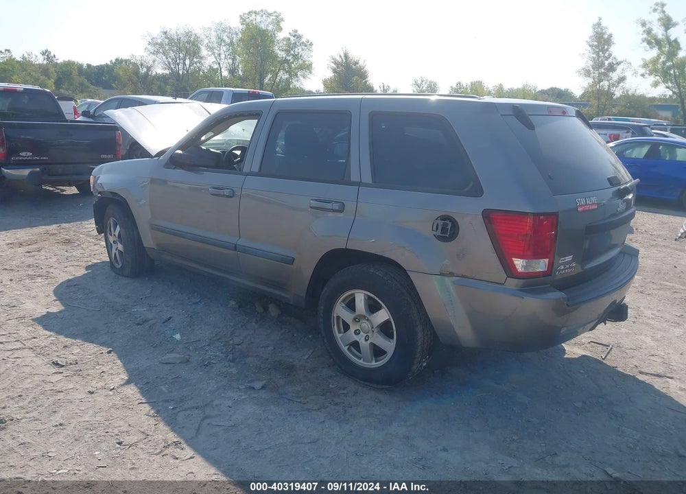 2008 JEEP GRAND CHEROKEE LAREDO VIN: 1J8GR48KX8C192287