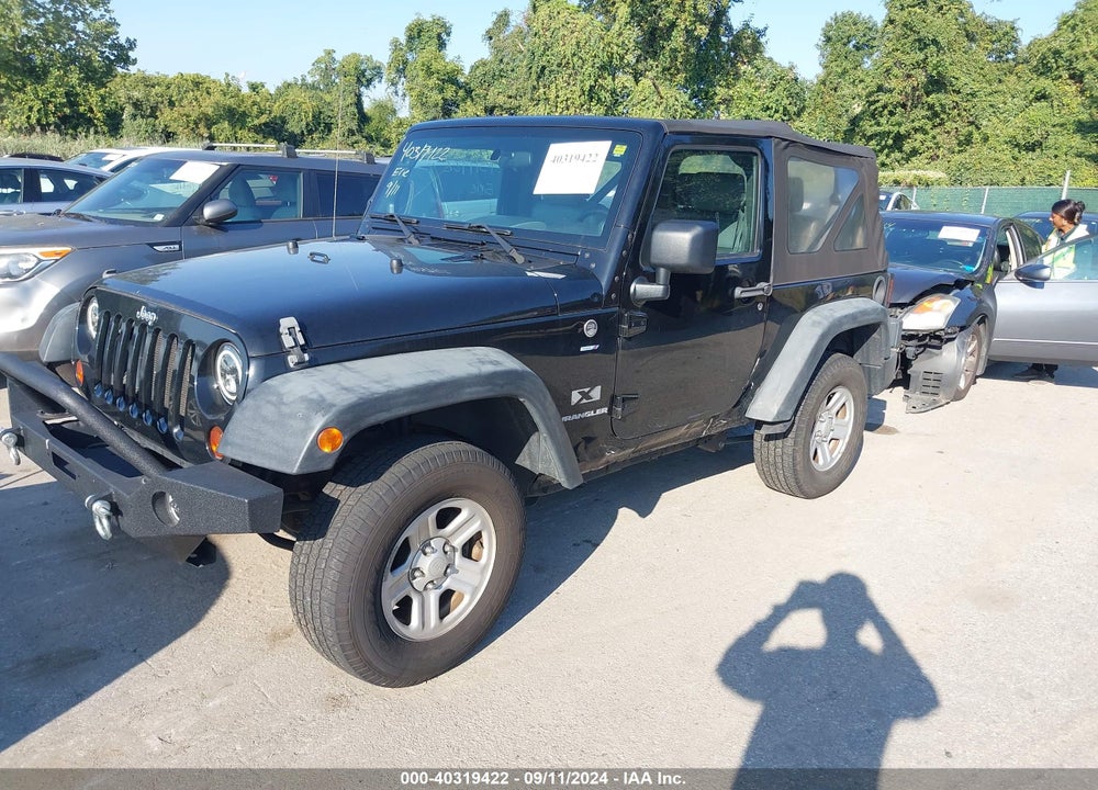 2008 JEEP WRANGLER X VIN: 1J4FA24148L647902