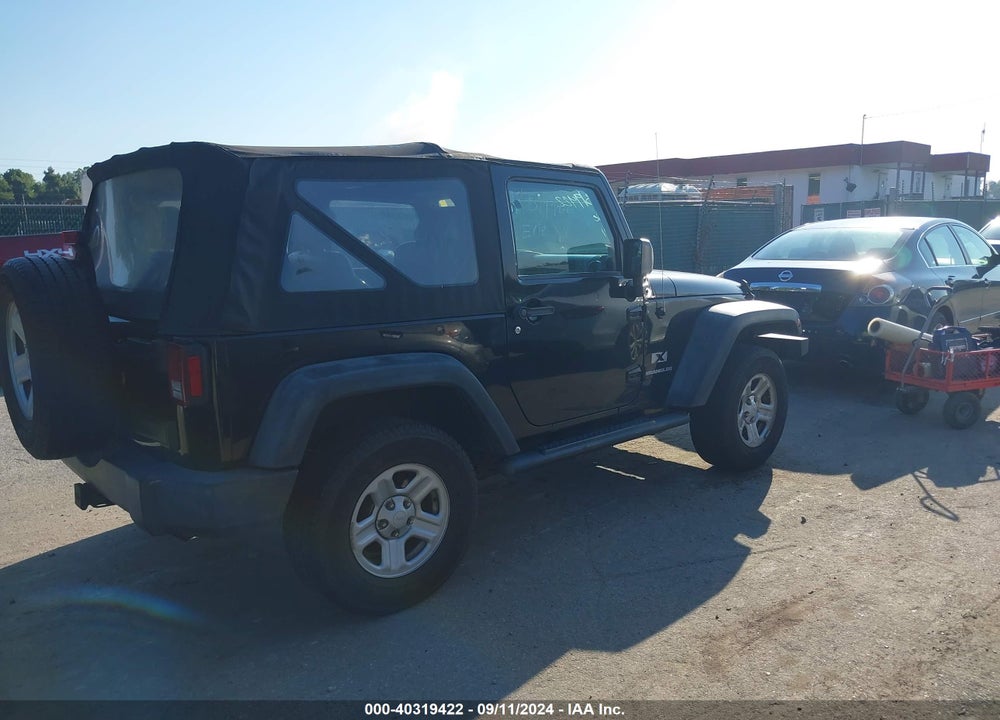 2008 JEEP WRANGLER X VIN: 1J4FA24148L647902
