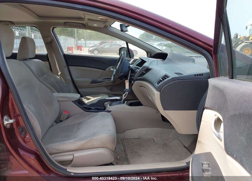 2012 HONDA CIVIC EX VIN: 19XFB2F81CE086928