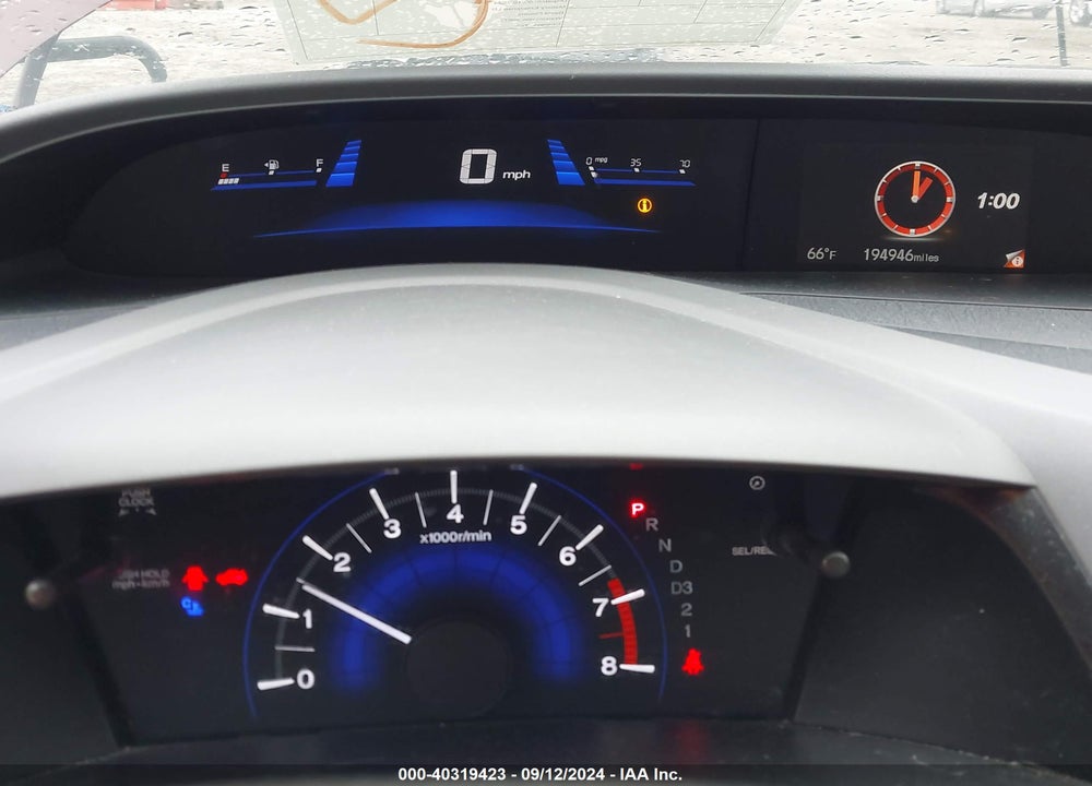 2012 HONDA CIVIC EX VIN: 19XFB2F81CE086928