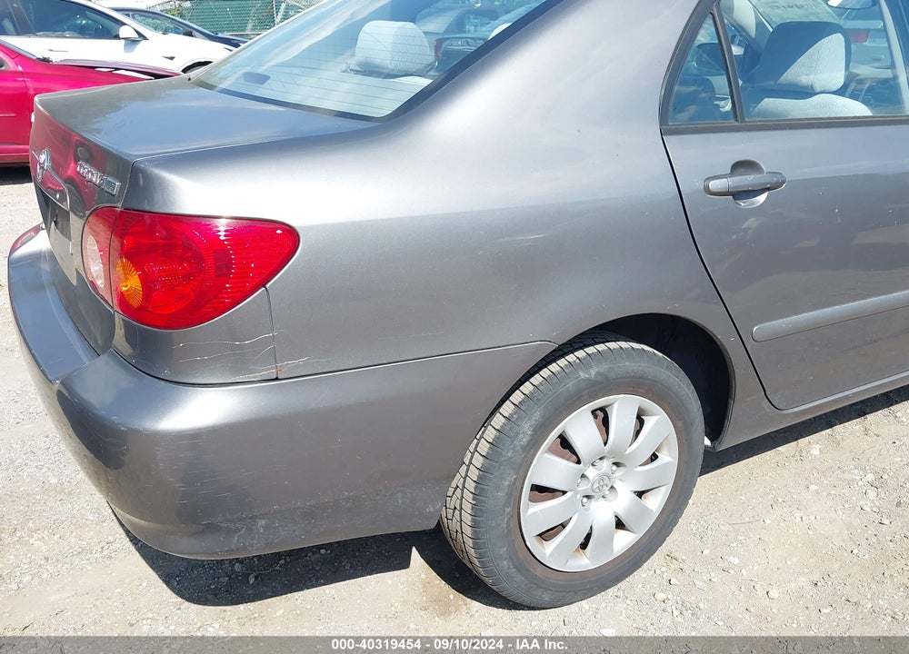 2004 TOYOTA COROLLA LE VIN: 2T1BR38E24C260315