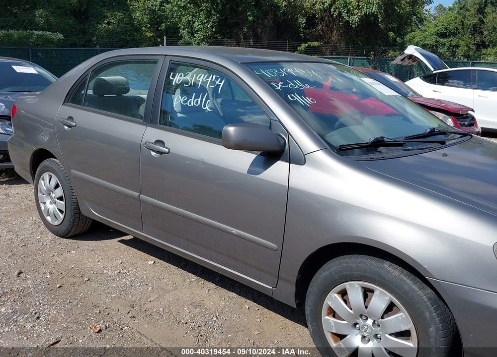 2004 TOYOTA COROLLA LE VIN: 2T1BR38E24C260315