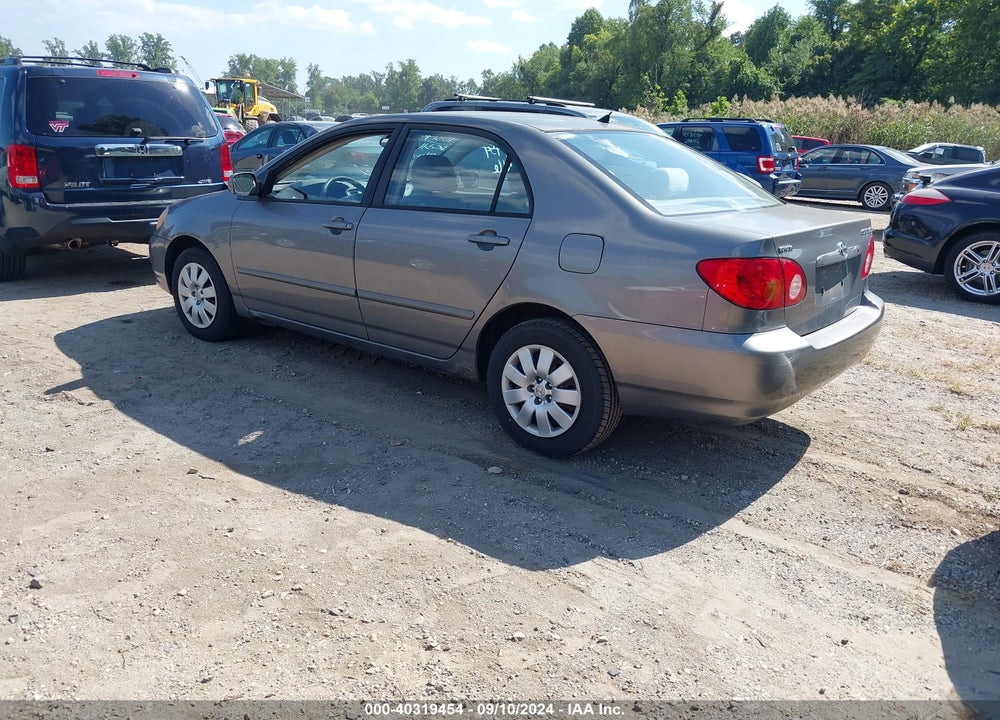 2004 TOYOTA COROLLA LE VIN: 2T1BR38E24C260315