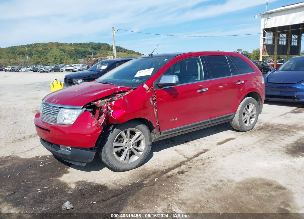 2010 LINCOLN MKX VIN: 2LMDJ8JC5ABJ11942