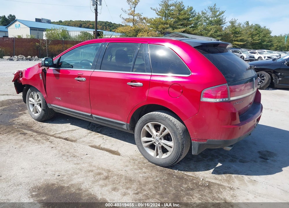 2010 LINCOLN MKX VIN: 2LMDJ8JC5ABJ11942