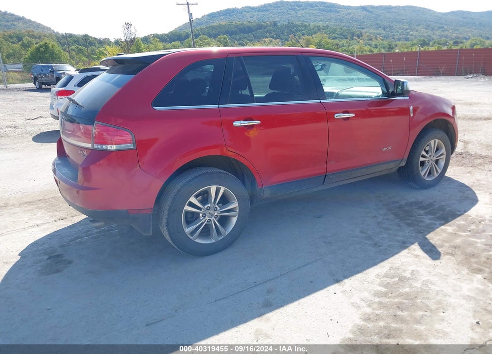 2010 LINCOLN MKX VIN: 2LMDJ8JC5ABJ11942