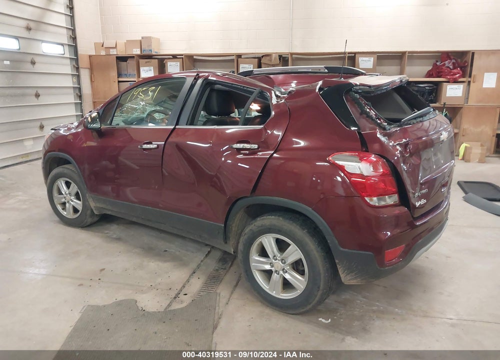 2017 CHEVROLET TRAX LT VIN: 3GNCJPSB2HL179911