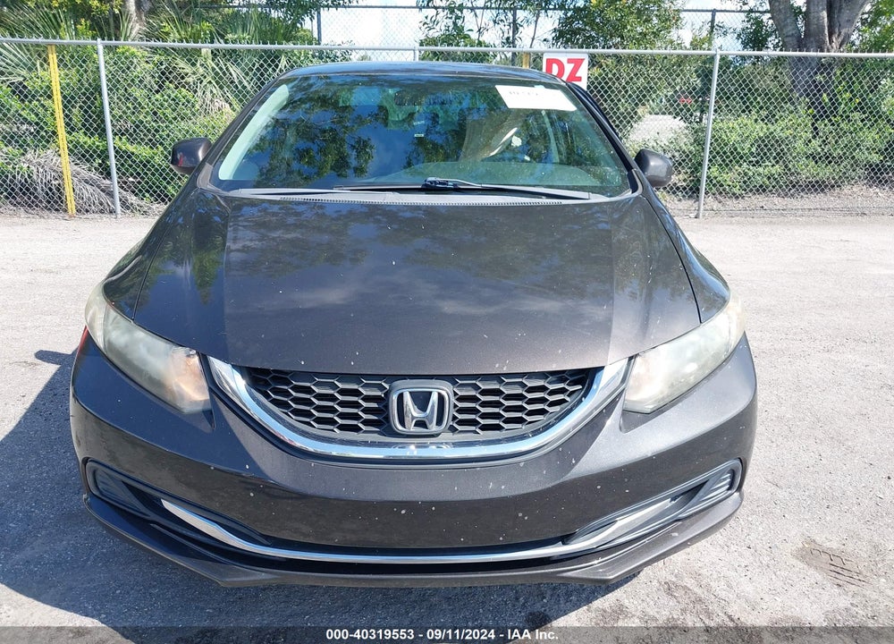 2013 HONDA CIVIC LX VIN: 19XFB2F58DE047518