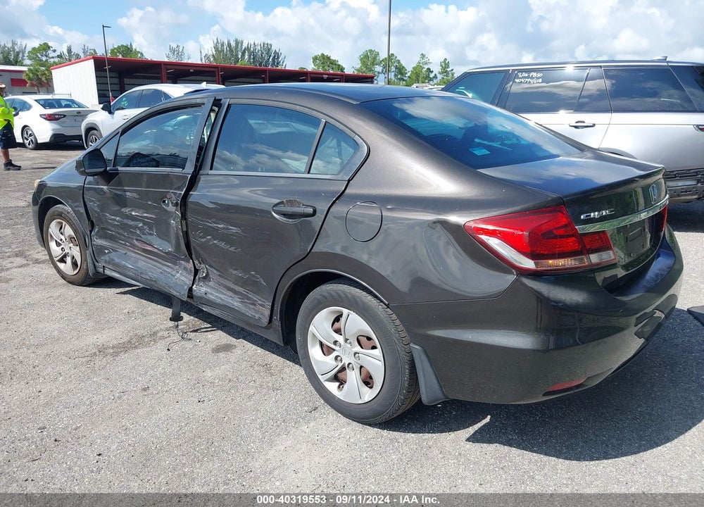 2013 HONDA CIVIC LX VIN: 19XFB2F58DE047518