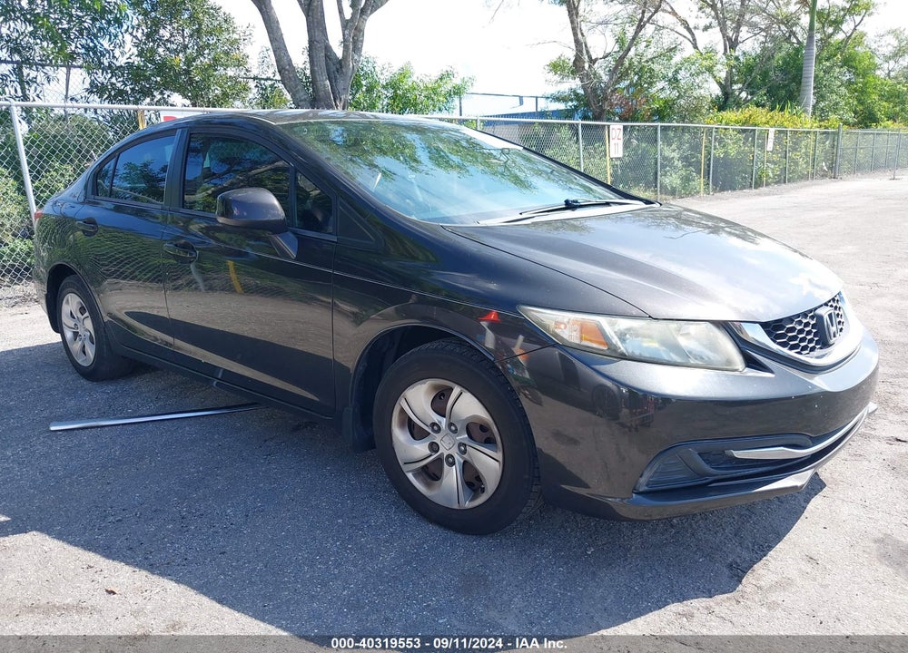 2013 HONDA CIVIC LX VIN: 19XFB2F58DE047518