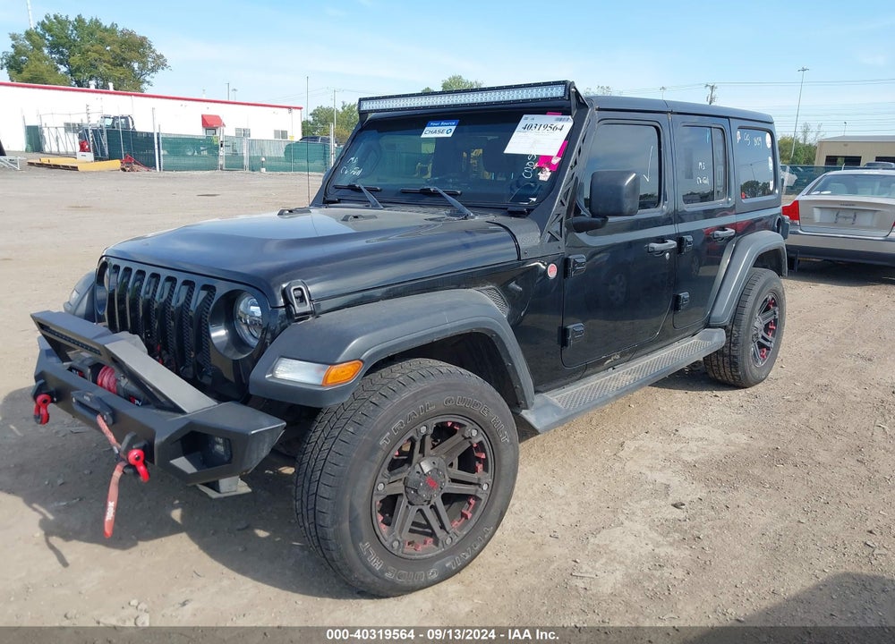 2018 JEEP WRANGLER UNLIMITED SPORT S 4X4 VIN: 1C4HJXDG1JW111607