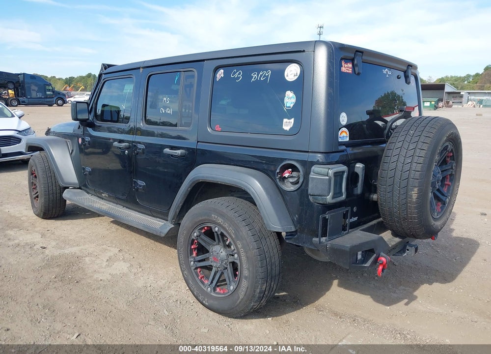 2018 JEEP WRANGLER UNLIMITED SPORT S 4X4 VIN: 1C4HJXDG1JW111607