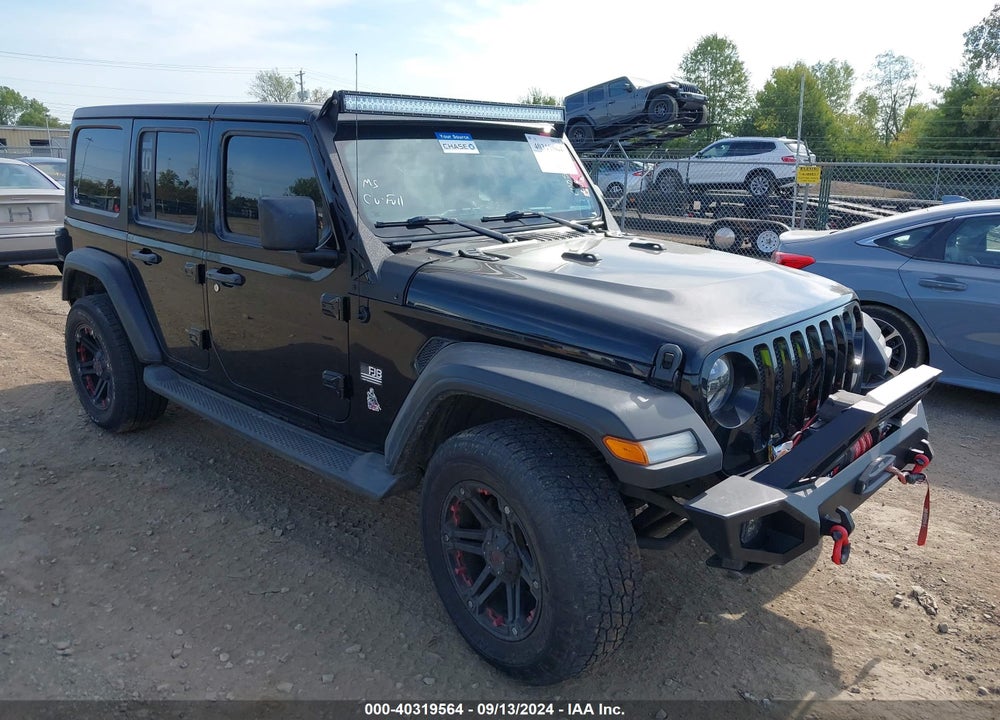 2018 JEEP WRANGLER UNLIMITED SPORT S 4X4 VIN: 1C4HJXDG1JW111607