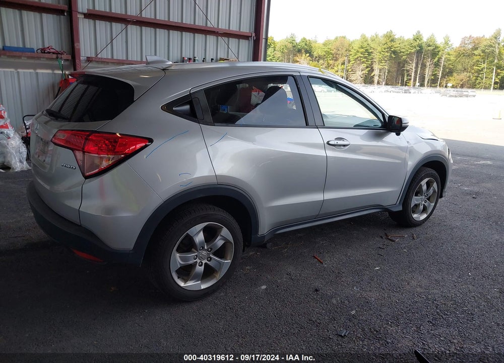 2016 HONDA HR-V EX-L VIN: 3CZRU6H79GM767380