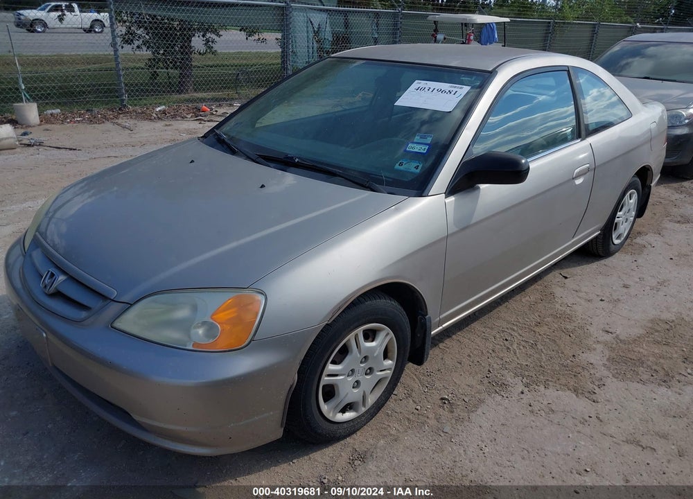 2002 HONDA CIVIC LX VIN: 1HGEM22542L016235
