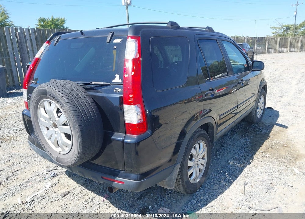2005 HONDA CR-V SE VIN: SHSRD78925U301278