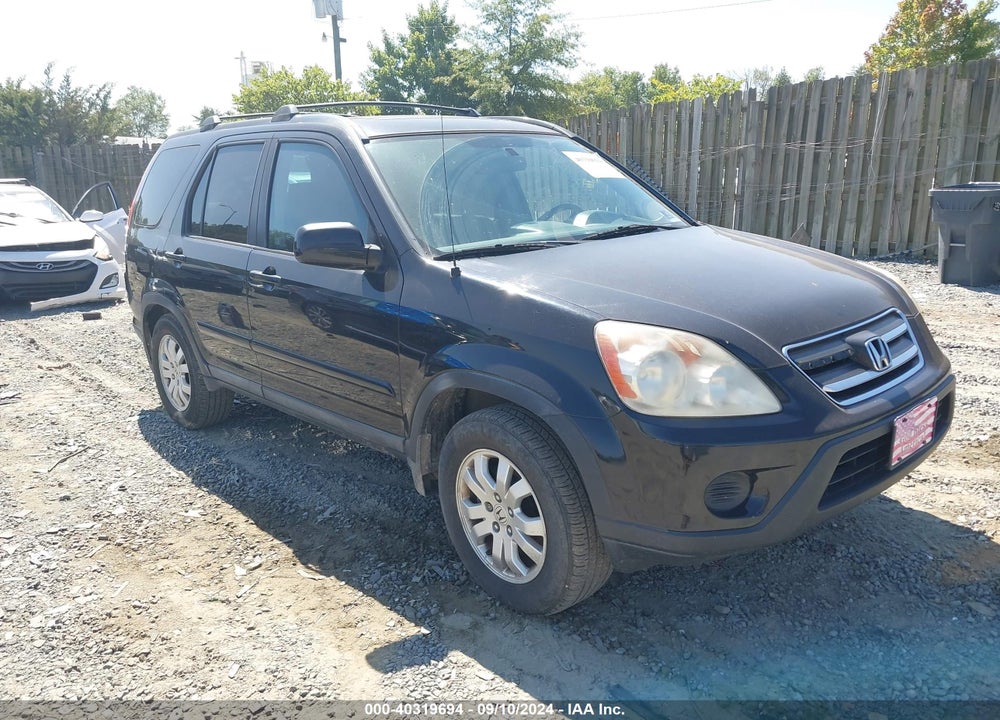2005 HONDA CR-V SE VIN: SHSRD78925U301278