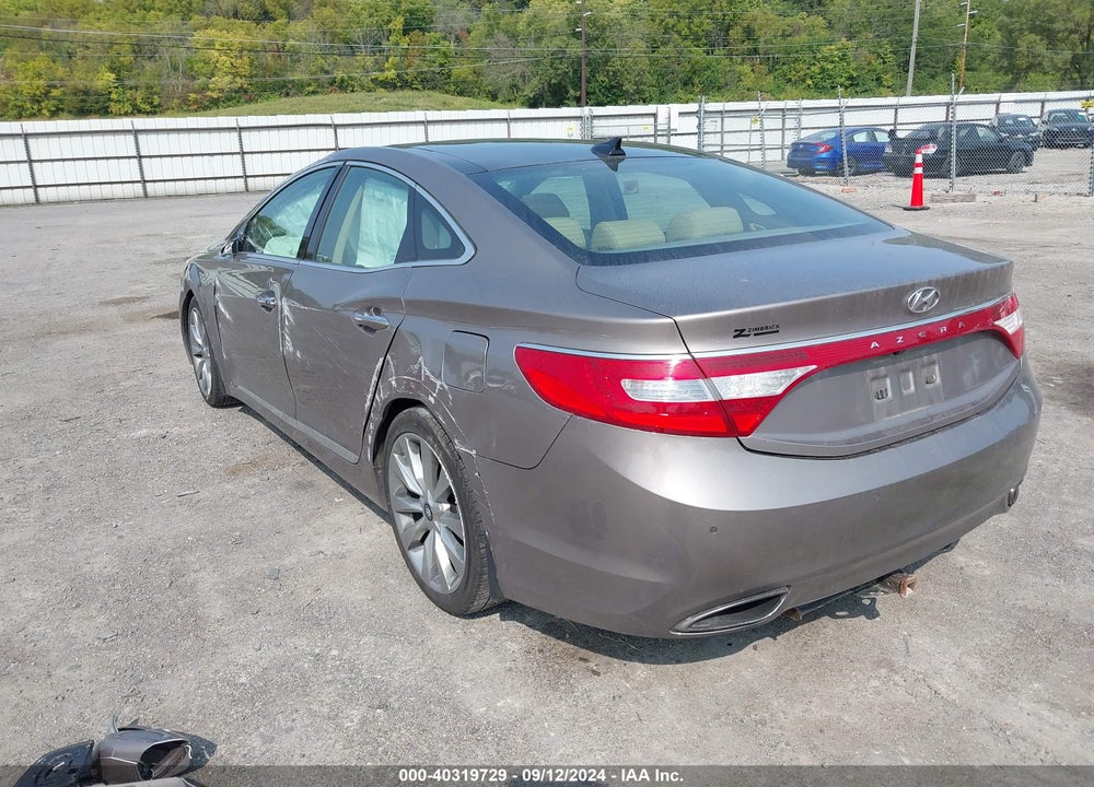 2013 HYUNDAI AZERA VIN: KMHFH4JG6DA321851