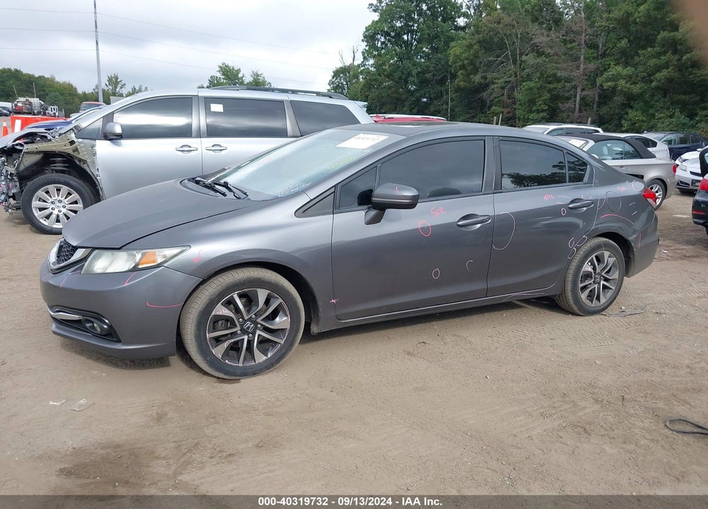 2014 HONDA CIVIC EX VIN: 2HGFB2F86EH553396