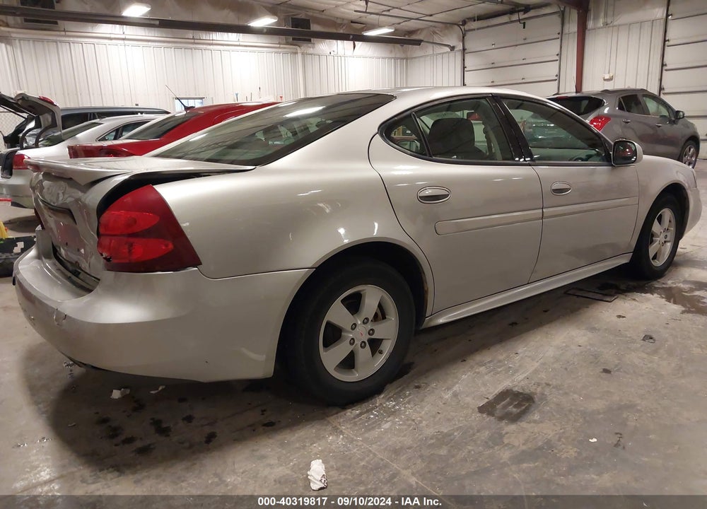 2008 PONTIAC GRAND PRIX VIN: 2G2WP552681187181
